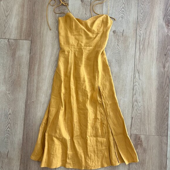 Reformation Nebraska Dress (Linen) - Picture 9 of 10